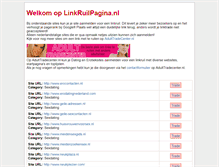 Tablet Screenshot of linkruilpagina.nl